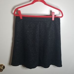 Loft black/reflective skirt!